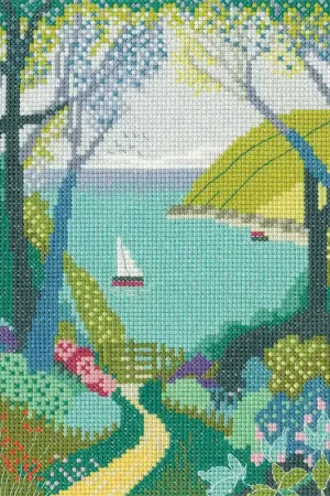 The Haven Cross Stitch Kit by Heritage Crafts Last Chance