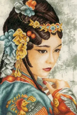 Time-Limited Phoenix Thoughts Cross Stitch Kit By Lanarte