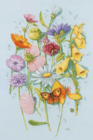 One Flower of Each Cross Stitch Kit By Lanarte Direct From Factory