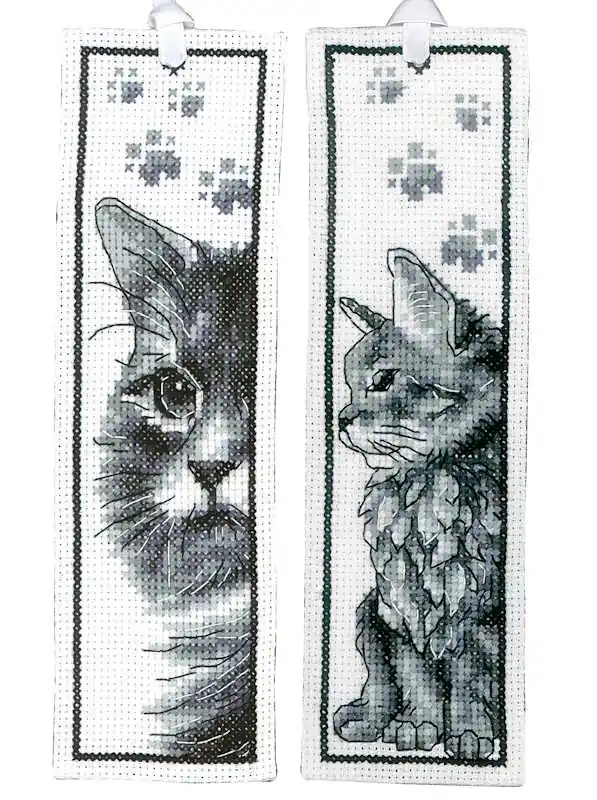 Cats Bookmark Cross Stitch Kit By Vervaco Best Choice