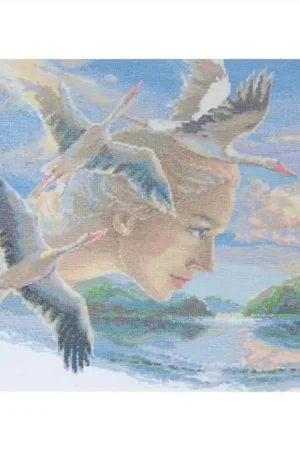 Next Day Delivery Mother Nature Sky Cross Stitch Kit By Aine