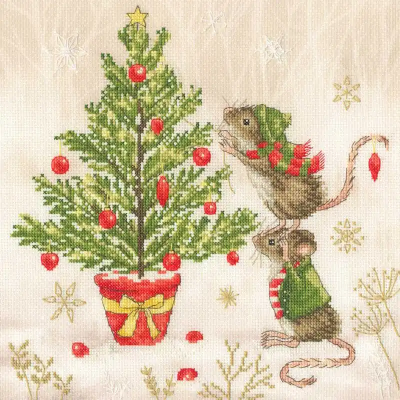 Decorating Double Act Cross Stitch Kit By Bothy Threads Price Drop