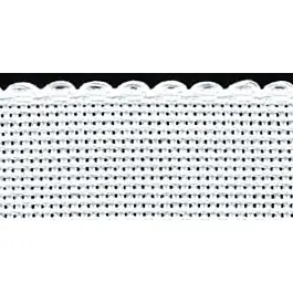 Bargain 1in / 2.5cm White Aida Band - 1m