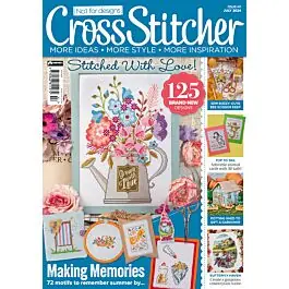 Cross Stitcher Magazine issue 411 July 24 New Release