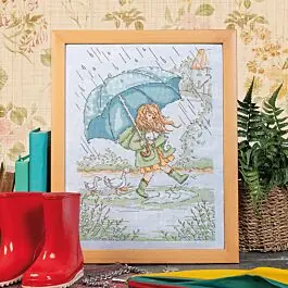Free Returns Cross Stitcher Project Pack - Issue 407 - April Showers