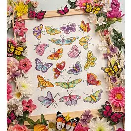 Cross Stitcher Project Pack - issue 385 - Butterfly Dreams - Without Magnetic Frame Mega Sale