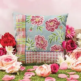 Trending Cross Stitcher Project Pack - issue 382 - Peony Patches