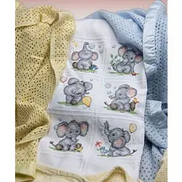 Cross Stitcher Project Pack - issue 380 - Elephant Adventures - Fabric Only Premium