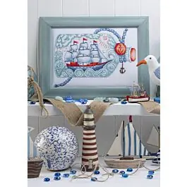 Cross Stitcher Project Pack - Ship Ahoy - XST370 Best Seller