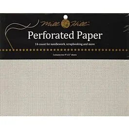 PP1 - Mill Hill White Perforated Paper Latest