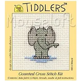 Price Drop Mouseloft Elephant Cross Stitch Kit - 003-C04sml