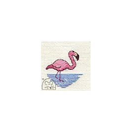 Original Mouseloft Flamingo Cross Stitch Kit - 004-M13stl