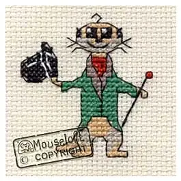 Mouseloft Aristo-kat Cross Stitch Kit - 004-G07stl Warranty Included