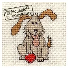 Mouseloft Playful Dog Cross Stitch Kit - 004-D08stl Modern