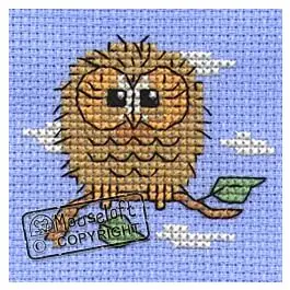 Mouseloft Baby Owl Cross Stitch Kit - 004-707stl Authentic