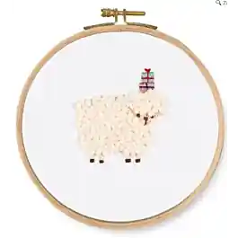 DMC For You! Sheep Printed Embroidery Kit - TB124 - 25% off RRP Big Sale