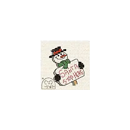 Mouseloft Santa Stop Here Cross Stitch Kit - 004-J31stl Top Pick