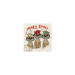 No Minimum Order Mouseloft Meery Christmas Mini Stitch Kit - T33stl