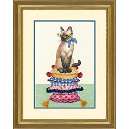 Cat Lady Cross Stitch Kit Clearance