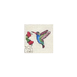 Worldwide Shipping Mouseloft Hummingbird Cross Stitch Kit - 004-L08stl