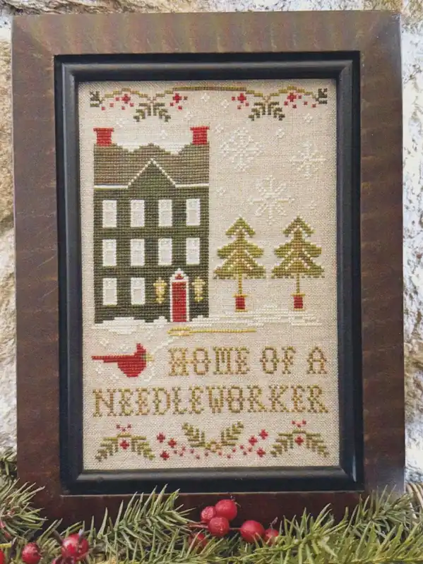 Low Price Winter at the Home of a Needleworker by Little House Needleworks