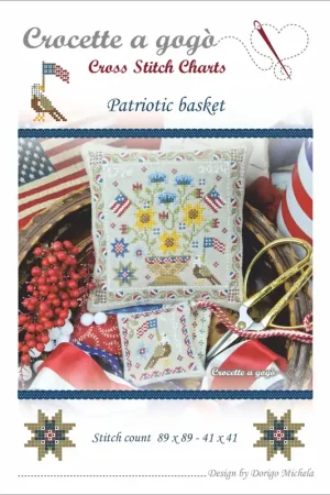 Patriotic Basket by Crocette a gogo Seasonal Sale