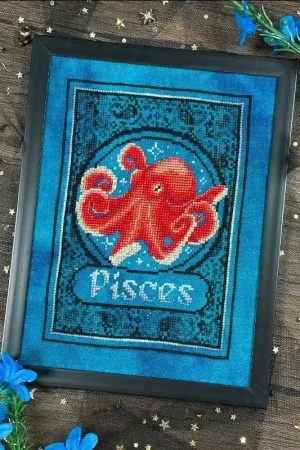 Zodiac Pisces by The Stitch Crypt Fan Favorite