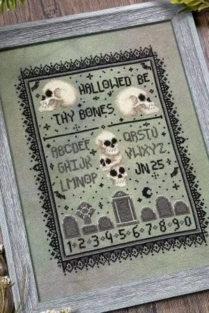 Hallowed Be Sampler by The Stitch Crypt Must Have