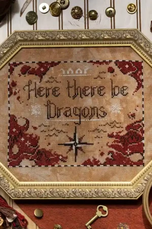 Original Here There Be Dragons by Sprouting Lupine