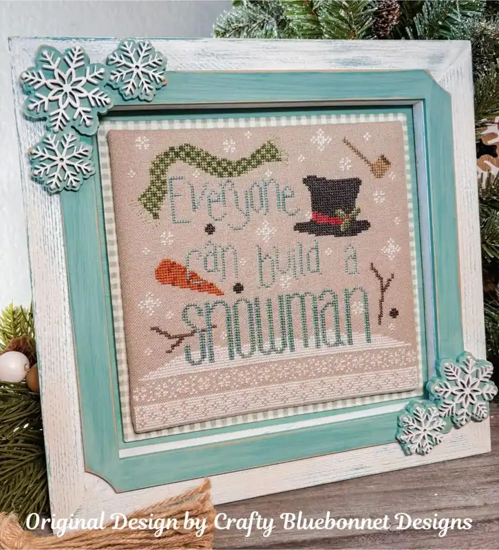 Luxury Everyone Can Build a Snowman by Crafty Bluebonnet Designs