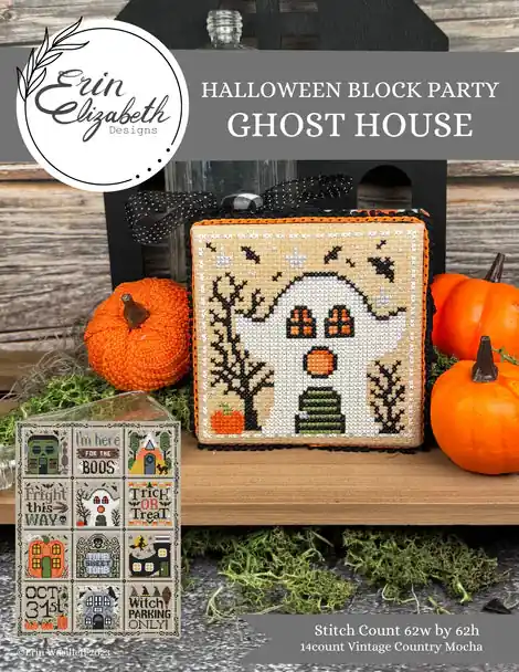 Halloween Block Party - Ghost House by Erin Elizabeth Designs Bargain