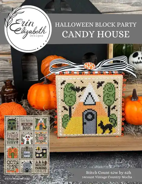 Halloween Block Party - Candy House by Erin Elizabeth Designs Best Seller