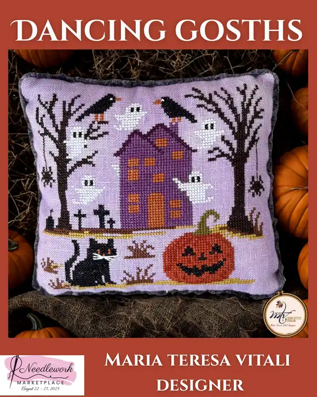 Dancing Ghosts by MTV Cross Stitch Designs Trusted Brand