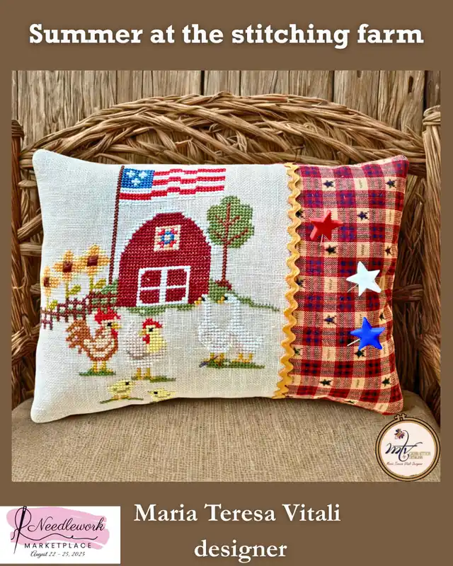 Certified Summer at the Stitching Farm by MTV Cross Stitch Designs