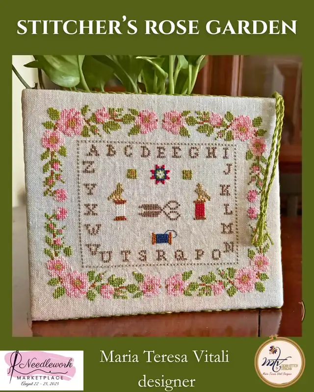 Stitcher's Rose Garden by MTV Cross Stitch Designs Mega Sale