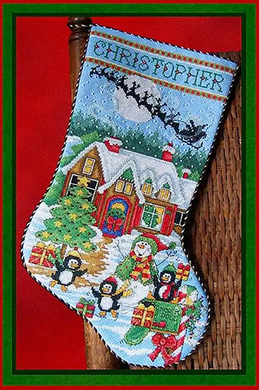 North Pole Stocking by Joan Elliott Designs Save Now