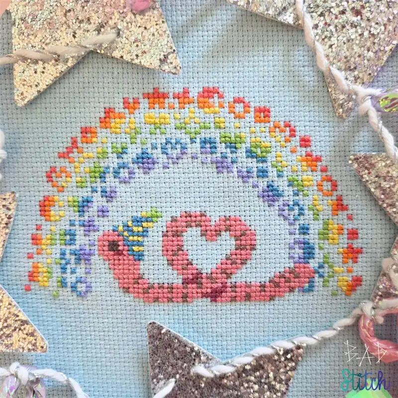 Birthday Worm by BAD Stitch Shop Now