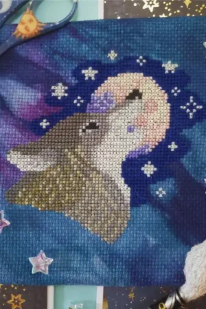 Howling Wolf by BAD Stitch Don’t Miss Out