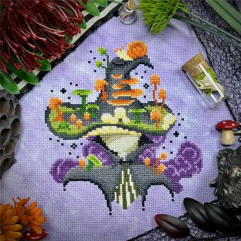 Authentic Mushroom Witch by The Stitch Crypt