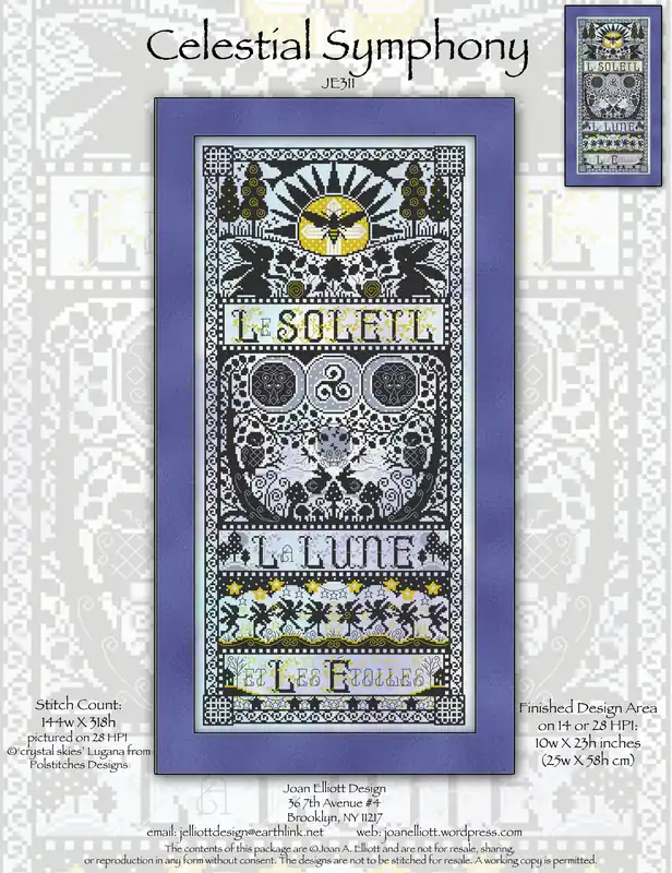 Authentic Celestial Symphony by Joan Elliott Design
