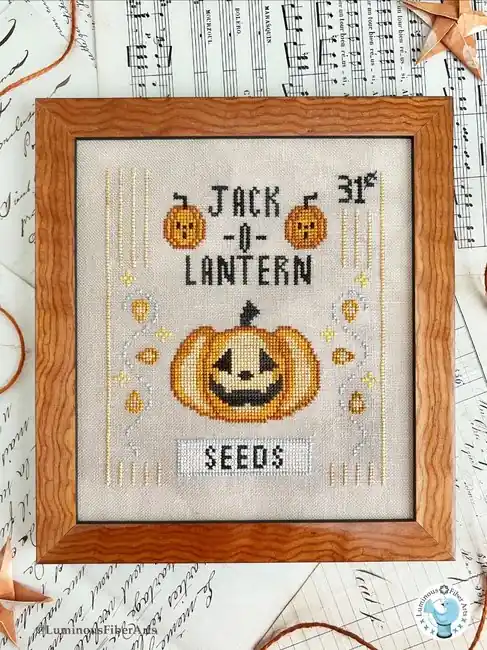Editor’s Pick Jack-O-Lantern Seeds by Luminous Fiber Arts