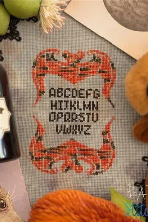 Tiny Alphabat Sampler by BAD Stitch Trending