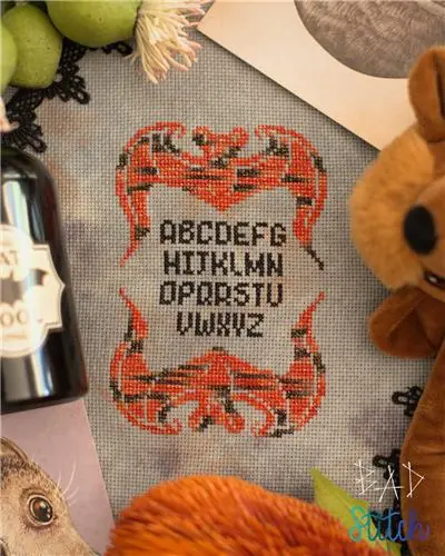 Tiny Alphabat Sampler by BAD Stitch Trending