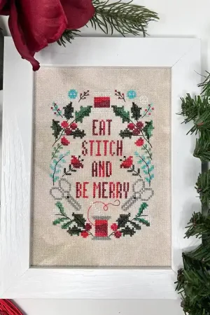 Save Now Stitch and be Merry by Tiny Modernist