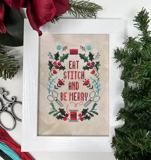 Save Now Stitch and be Merry by Tiny Modernist