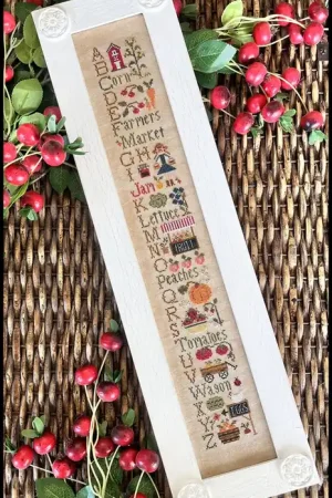 Farmers Market ABC's by Little House Needleworks Genuine