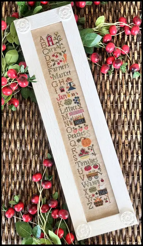 Farmers Market ABC's by Little House Needleworks Genuine