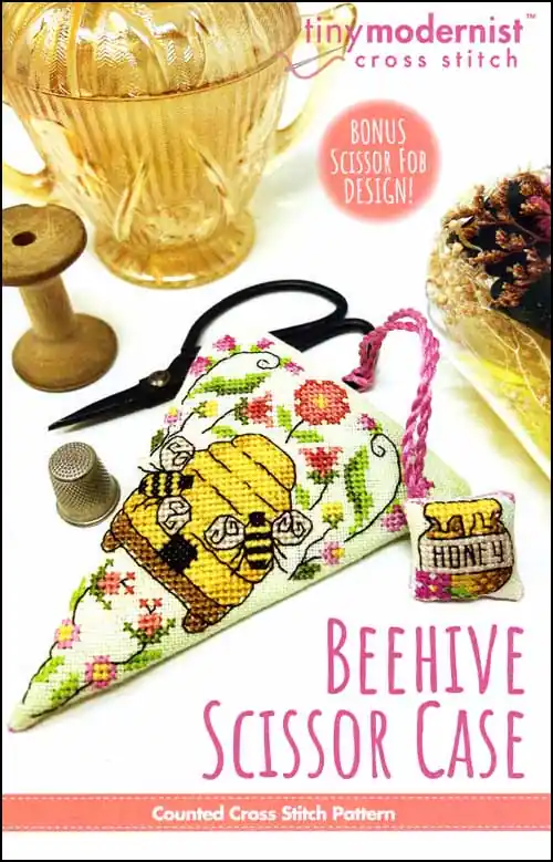 Beehive Scissor Case by Tiny Modernist Handmade