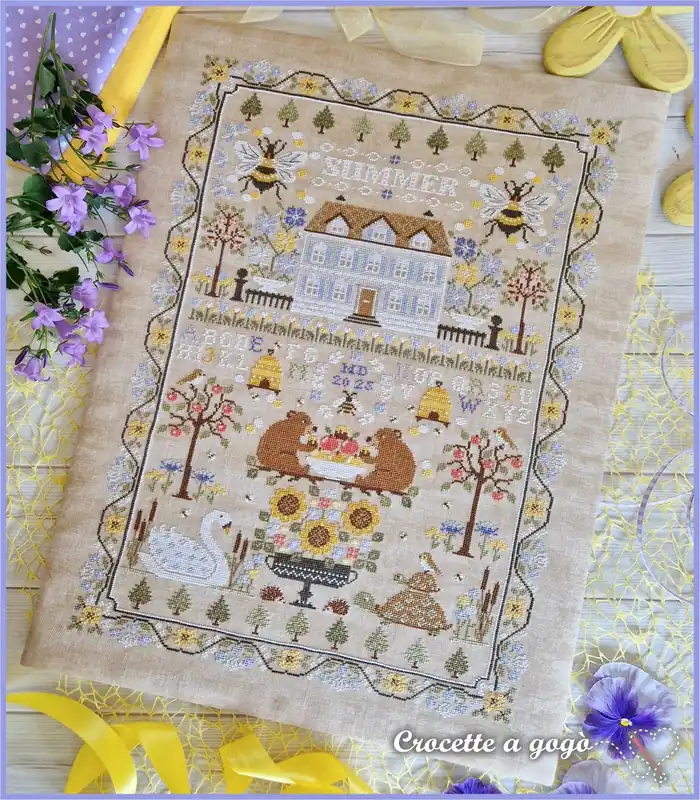 Worldwide Shipping Summer Sampler by Crocette a gogo