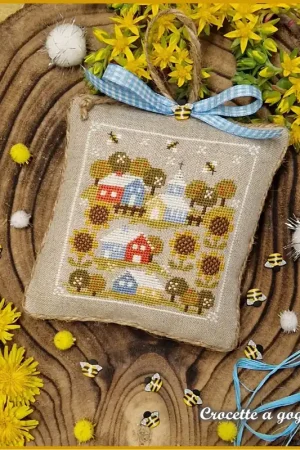 Summer Tiny Village by Crocette a gogo Price Drop